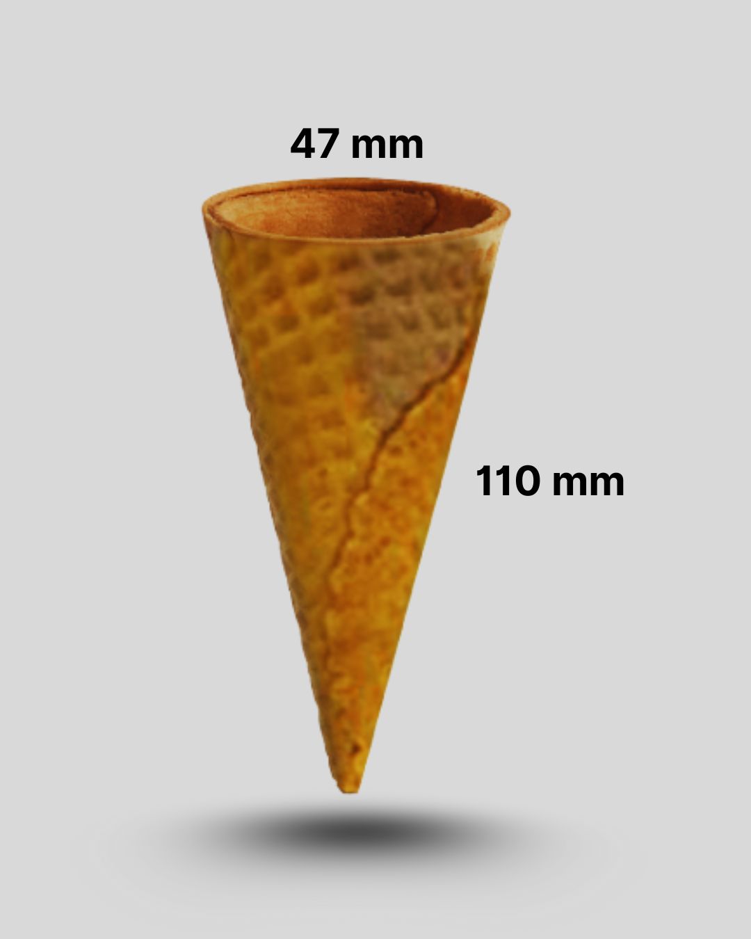 Butterscotch waffle cone