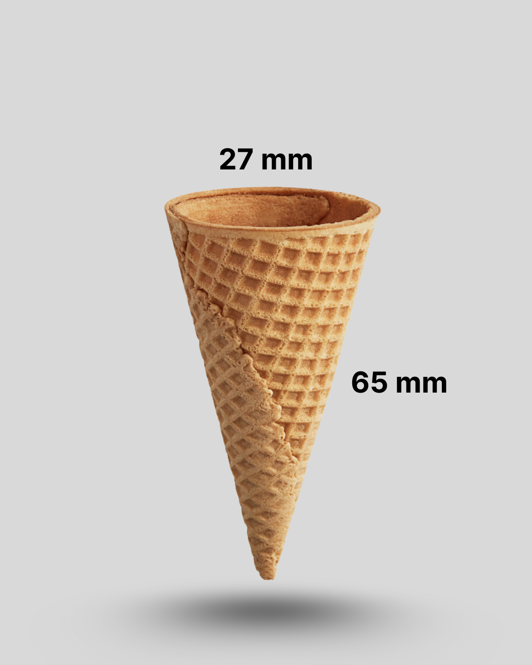 Single Scoop Waffle Cones