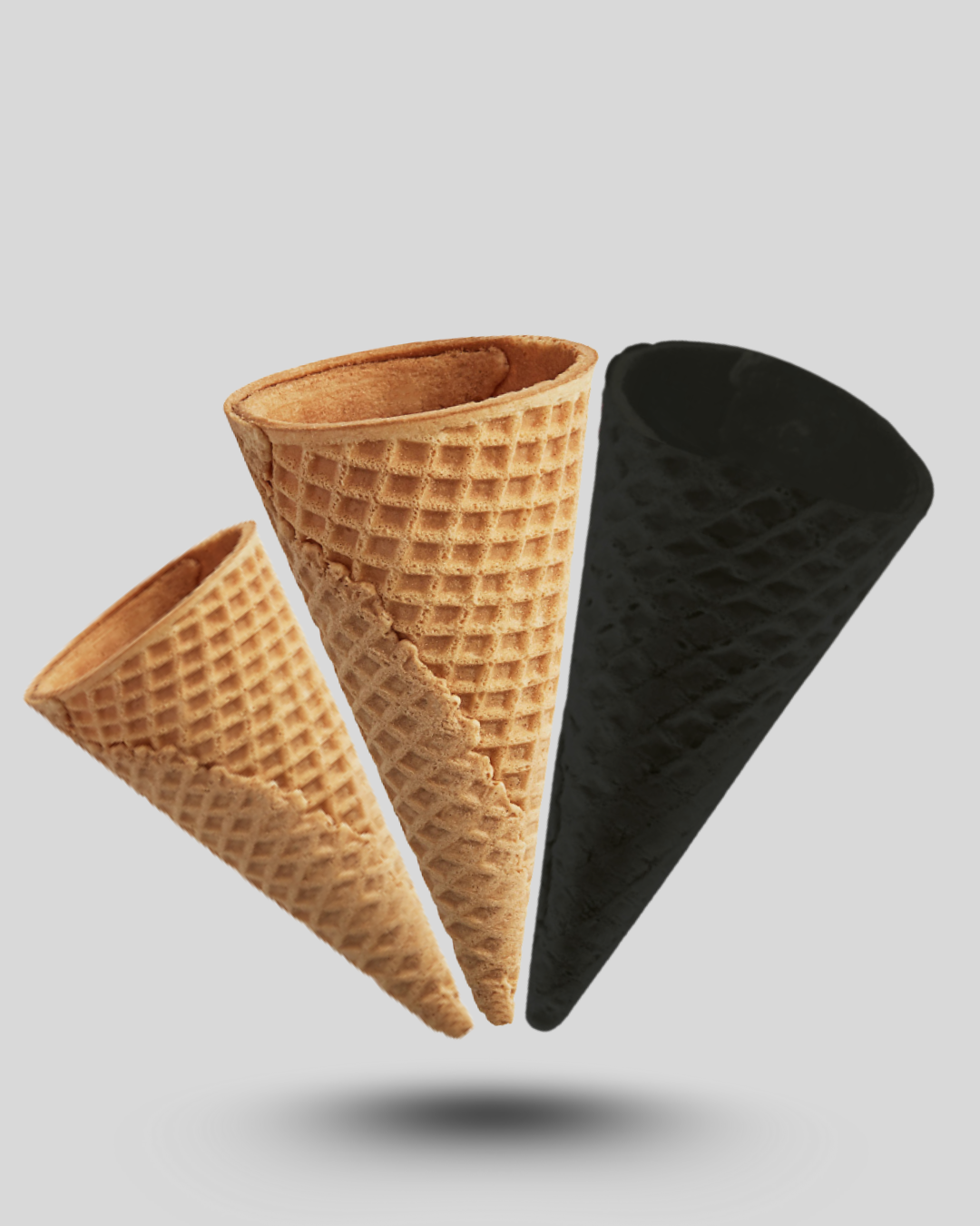 Combo pack (Waffle cones)  Net Quantity : 50 Pcs